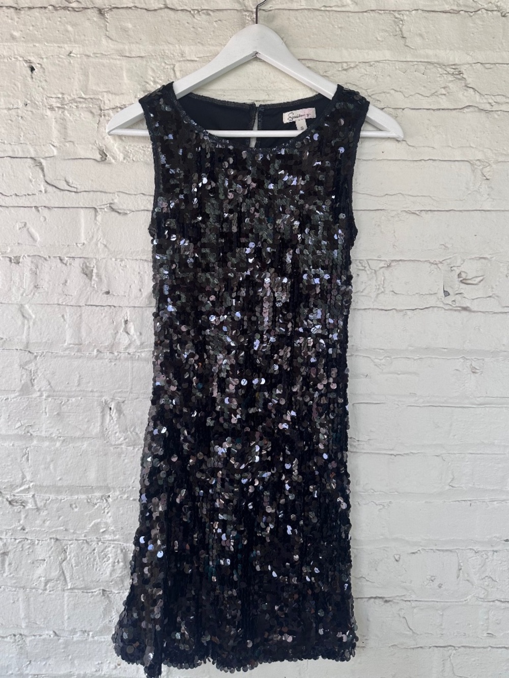 Speechless Black Sequin Dress Size S
